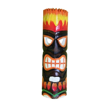 Tiki masker vuur