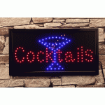 LED Bord Cocktails 50 x 25 cm