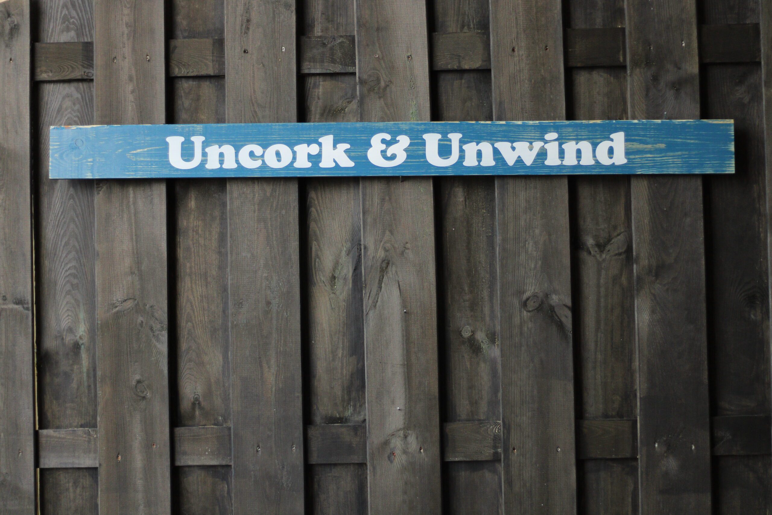 Uncork & Unwind 120cm – Houten planken