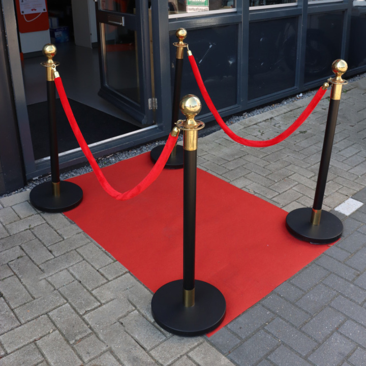 vip afzet palen koord