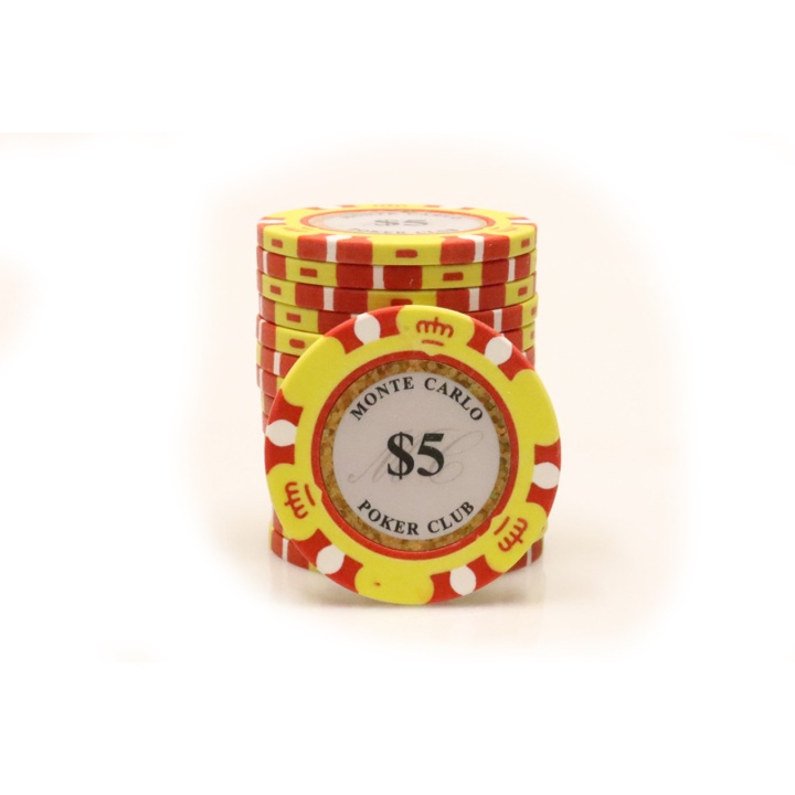 Monte Carlo Poker Chips Waarde 5