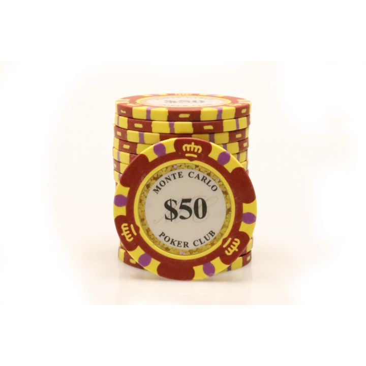 Monte Carlo Poker Chips Waarde 50