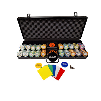 Monte Carlo Poker Set With Value 500 Chips