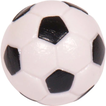 voetbalballetjes zwart wit 32mm