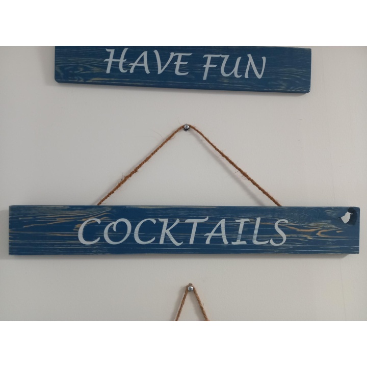 Cocktails - houten planken