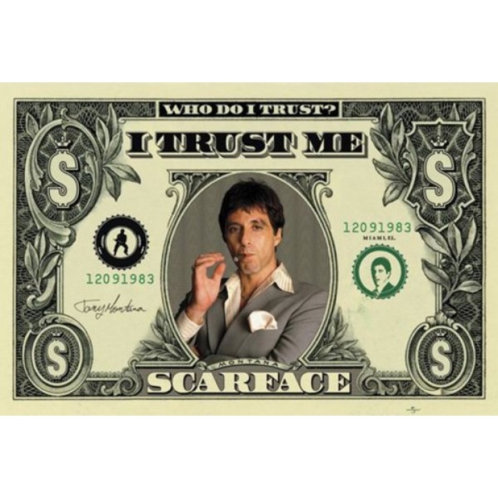 Scar face Dollar poster