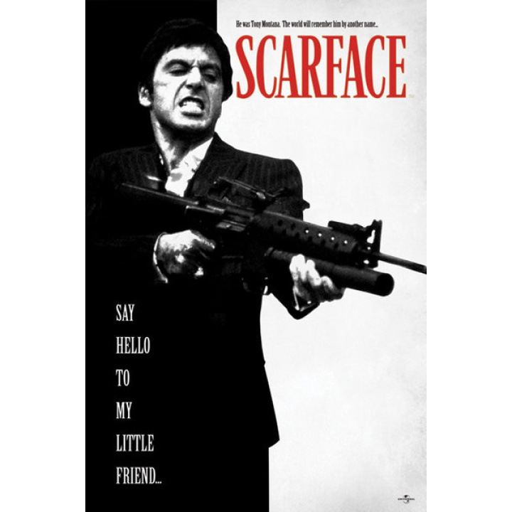 Scarface Say Hello poster