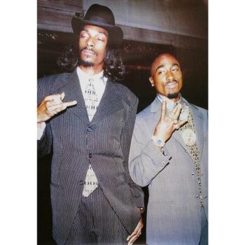 Snoop Dog and Tupac poster