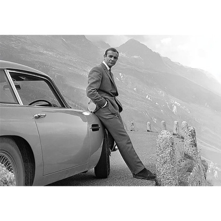 James bond Connery & Aston martin