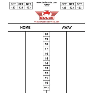 Dart scorebord