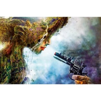 Nature vs Humanity poster