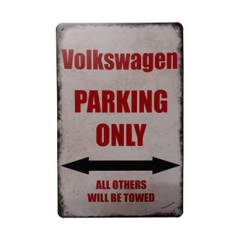 Volkswagen Parking Only Metalen Borden