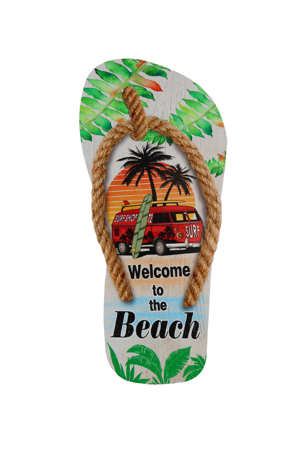 Houten bord – Slipper Welcome Beach