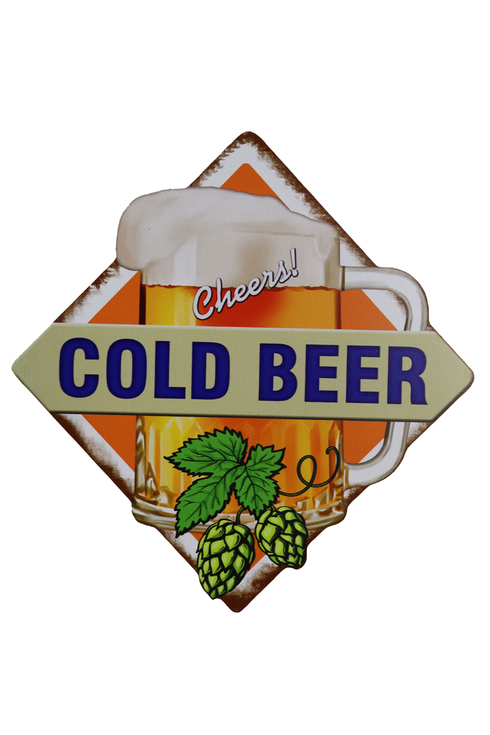 Houten bord – Cheers Cold Beer