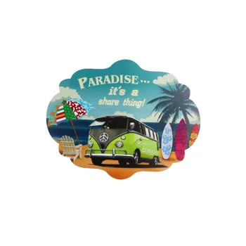 Houten bord Camper Paradise