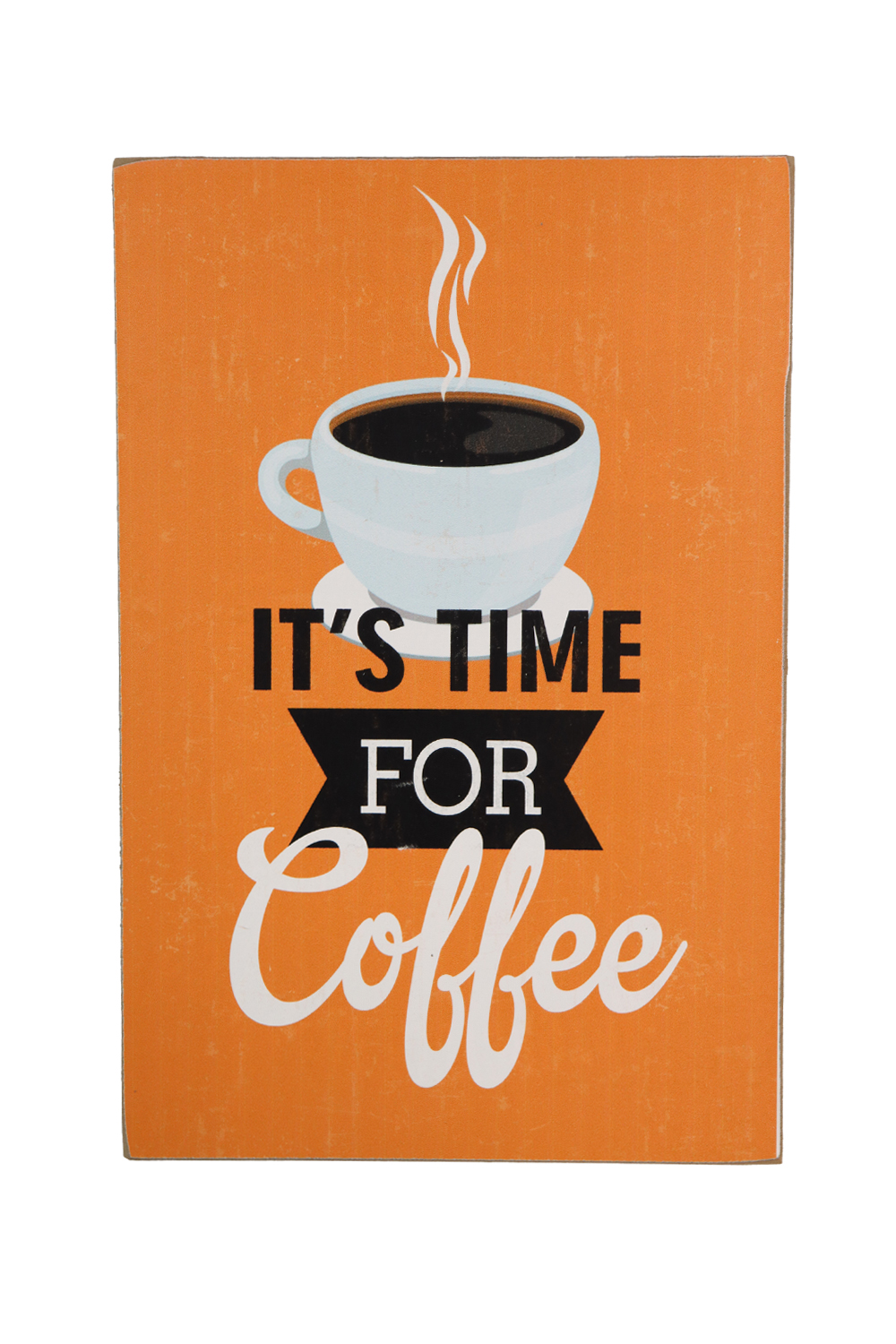 Houten tekst bord – Time For Coffee