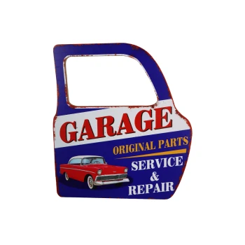 Houten tekst bord Garage Original Parts