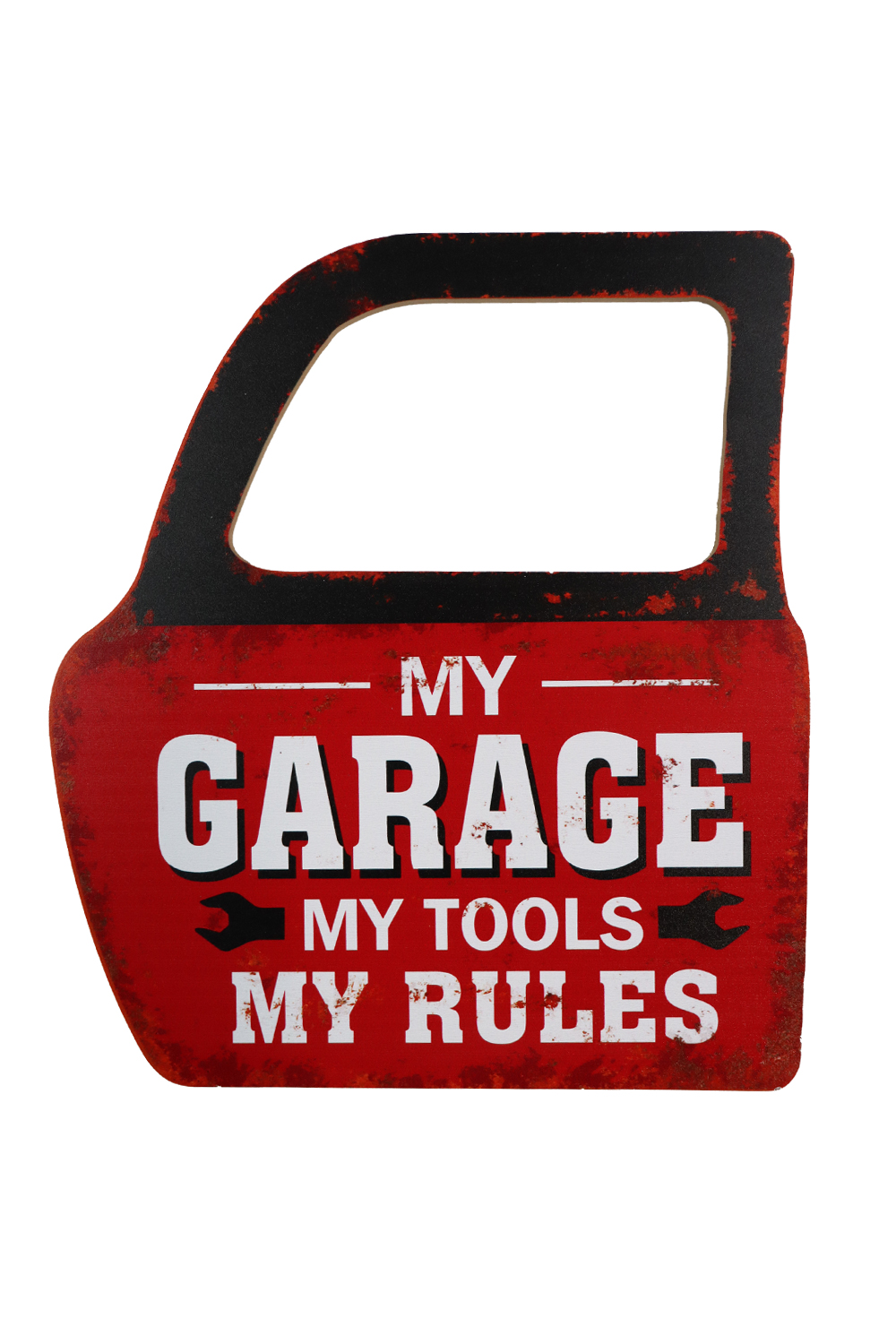 Houten tekst bord – My Garage Tools Rules