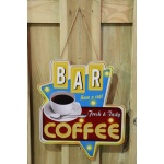 Houten bord – Bar Coffee