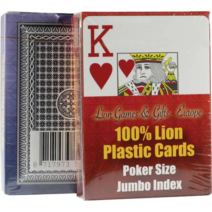 Lion plastic pokerkaarten