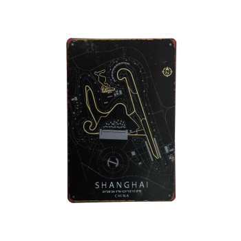 Shanghai – Metalen borden