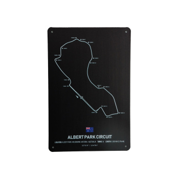 Albert park Circuit 2 - Metalen borden