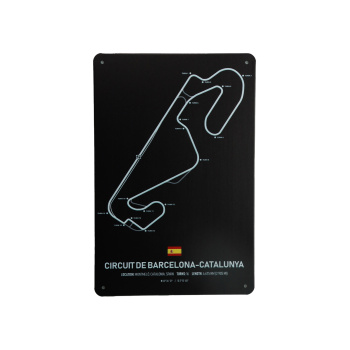 Circuit de Barcelona wandbord