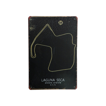 Laguna Seca USA  - Metalen borden
