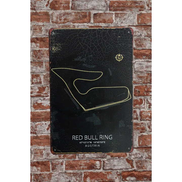 Red Bulls Ring Austria - Metalen borden