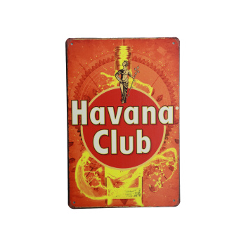 Havana Club - Metalen borden