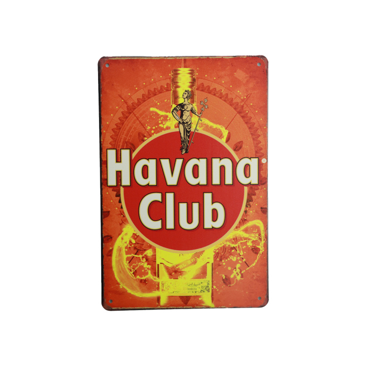 Havana Club Metalen borden