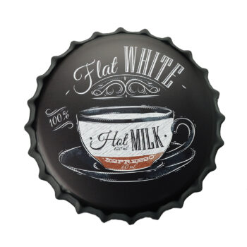 Bottel cap Flat White Coffee