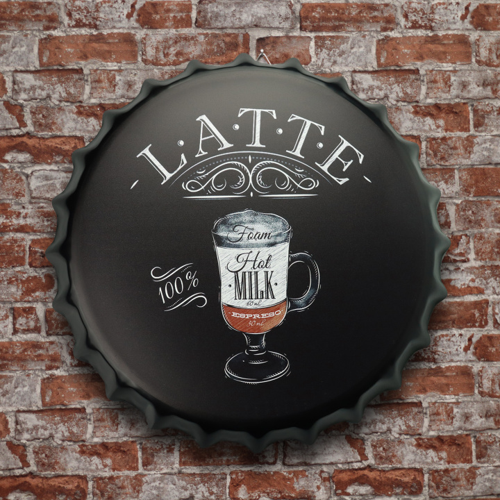 Bottel cap Latte Coffee