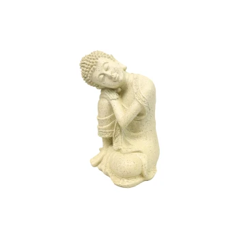 Boeddha Beeld Denkend Grijs