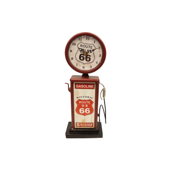 Table clock Route 66 Red