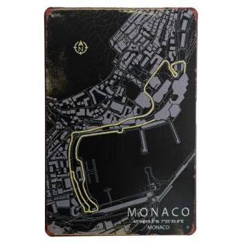 Monaco - Metal signs
