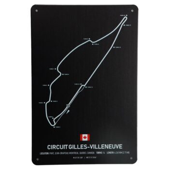 Circuit Gilles Villeneuve - Metal signs