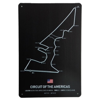Circuit of the Americas Metalen borden