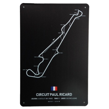 Circuit Paul Ricard Metalen borden