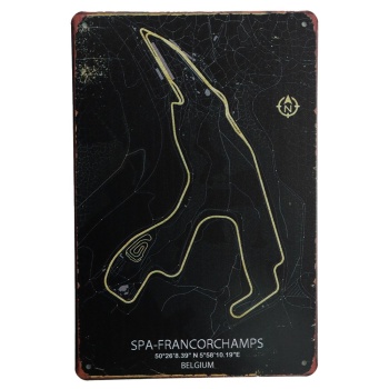 Spa Francorchamps - Metal signs
