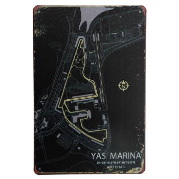 Yas Marina Abu Dhabi - Metal Signs