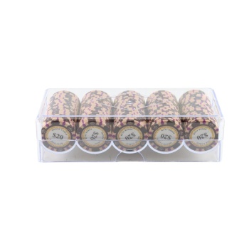 Monte Carlo Poker Chips Waarde 20 In Tray