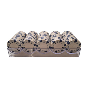 Poker Casino Chips in Tray Wit