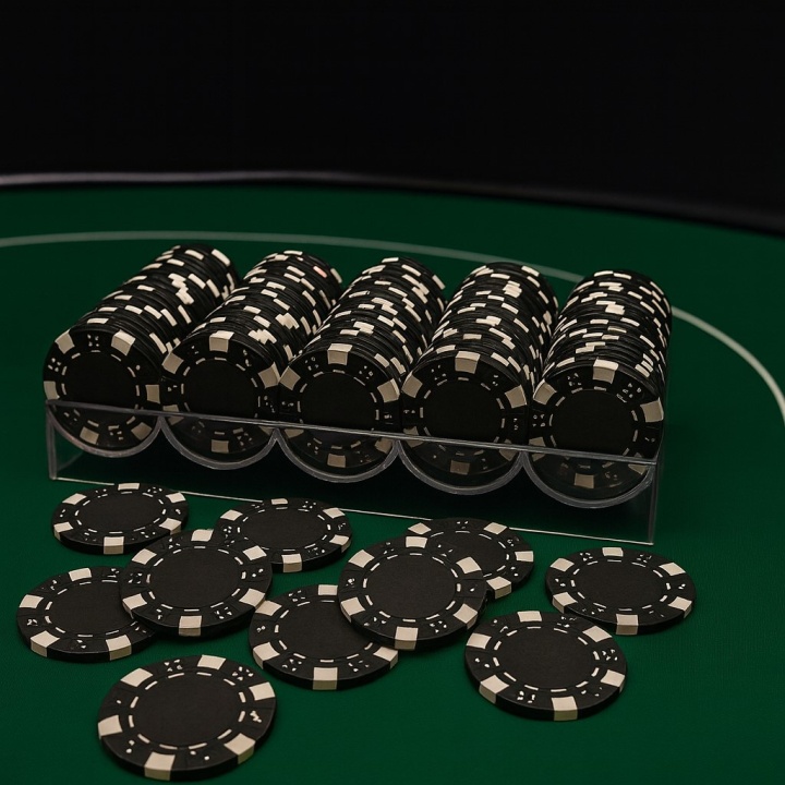 poker bakje zwart sfeer