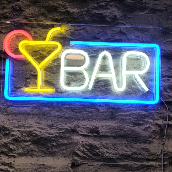 Cocktail bar led bord