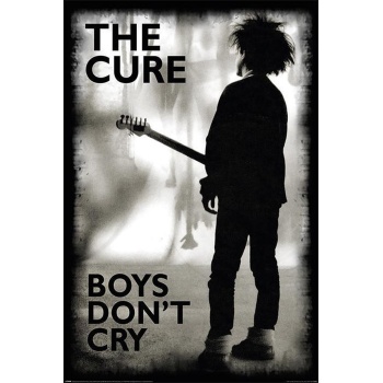 The Cure boys don't cry poster