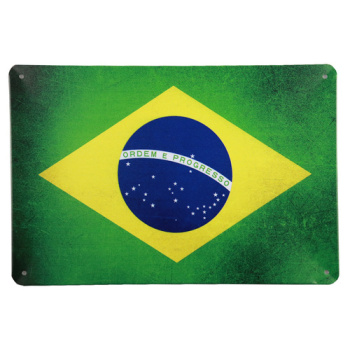 Brazilië vlag Metalen borden