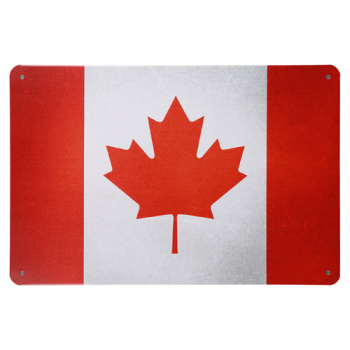 Canadese vlag Metalen borden