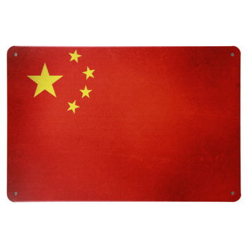 Chinese vlag Metalen borden