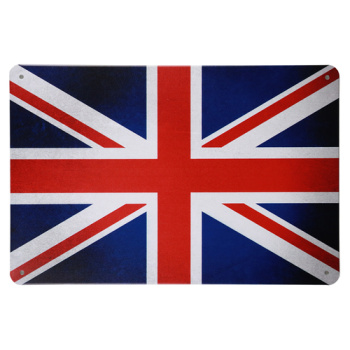 Engelse vlag Metalen borden